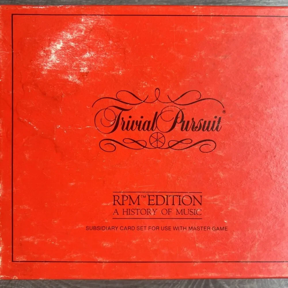 Trivia Pursuit RPM Edition -History Of Music Card Set (1985) - Subsidiary Deck